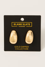 Teardrop Stud Earrings