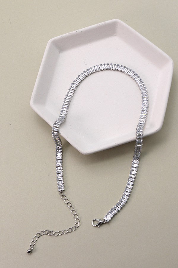 All Glam Tennis Necklace