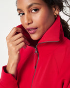 SPANX Air essentials Half Zip RED